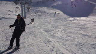  esquiando com o clube